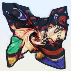 Bliss Mermaid Satin Silk Scarf