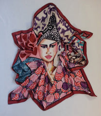 Sectorial Couture Satin Silk Scarf