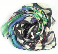 Tequila Agave Satin Silk Scarf