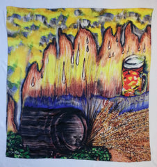 Bitterly Beer Exclusive Satin Silk Scarf