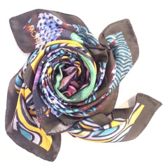 Indonesian Satin Silk Scarf
