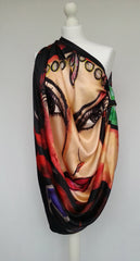 Bliss Mermaid Satin Silk Scarf