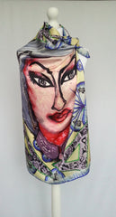 Fashion Obsession Satin Silk Scarf