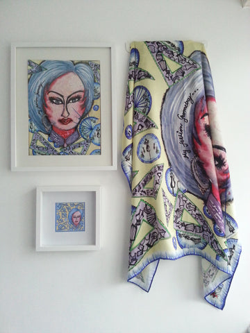Fashion Obsession Satin Silk Scarf