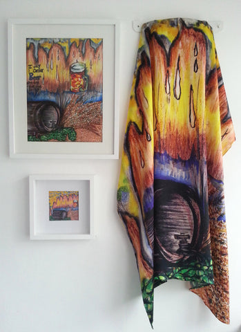 Bitterly Beer Exclusive Satin Silk Scarf