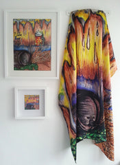 Bitterly Beer Exclusive Satin Silk Scarf